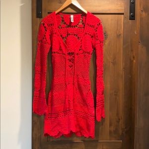 Rat and Boa crotchet dress!